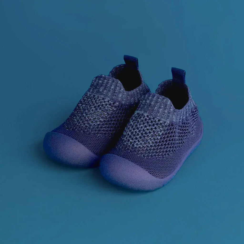 MiniWalk Chaussures à enfiler - Indigo moucheté