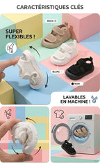 MiniWalk Sandales à fermeture velcro Sea antelina