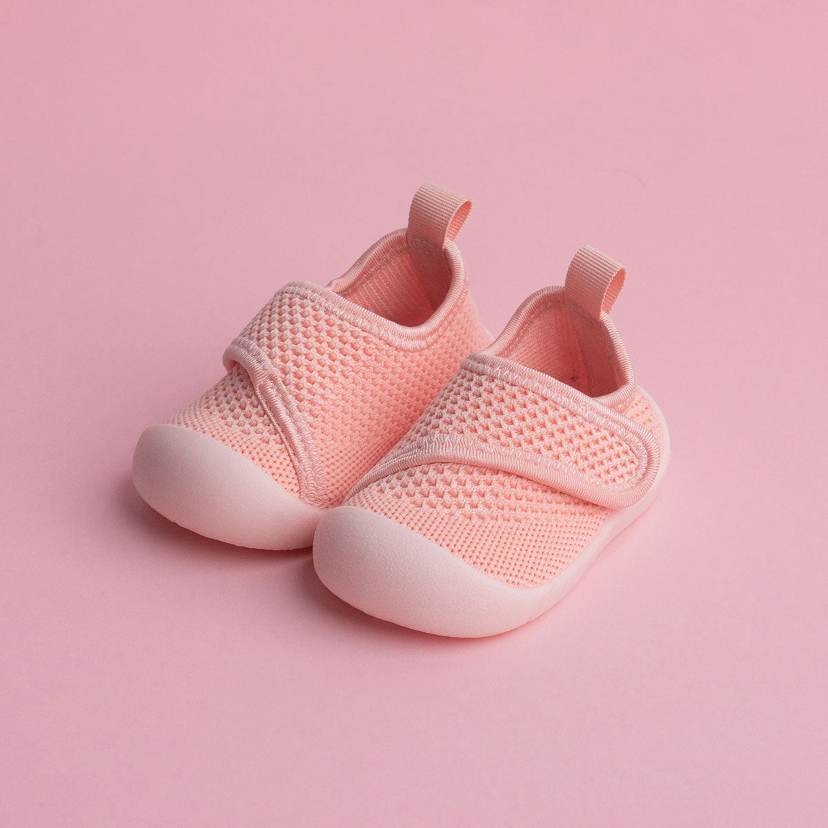 MiniWalk Velcro rose - Fermeture facile, chaussures adorables pour enfants