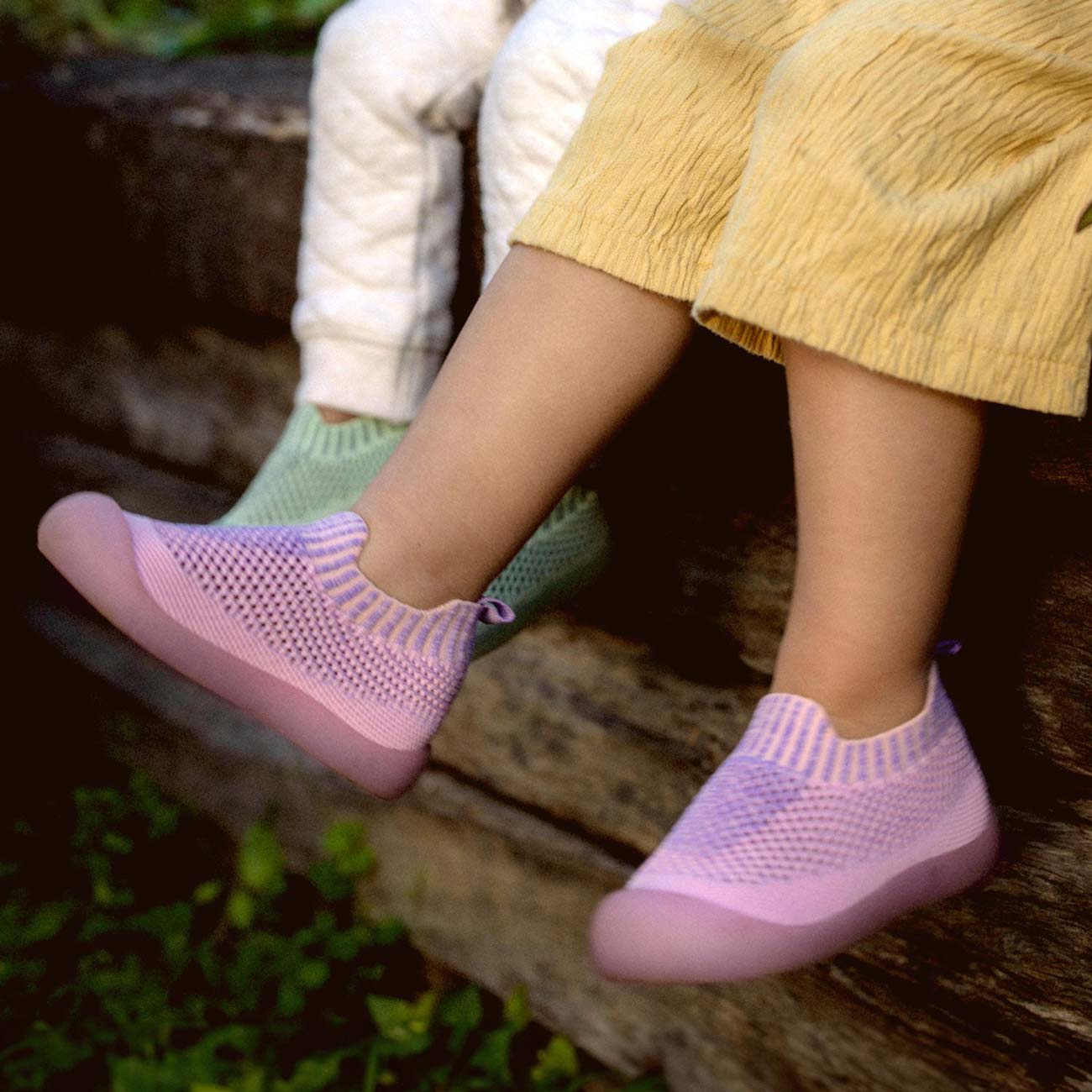 MiniWalk Baskets à enfiler – Mélange Bubblegum