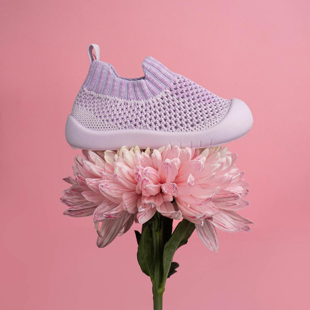 MiniWalk Slip-On Lavande - Chaussures à enfiler confortables et faciles à mettre au quotidien
