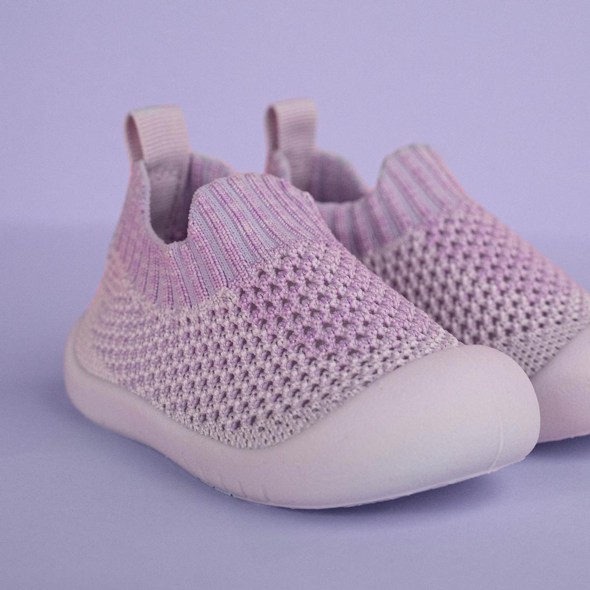 MiniWalk Slip-On Lavande - Chaussures à enfiler confortables et faciles à mettre au quotidien