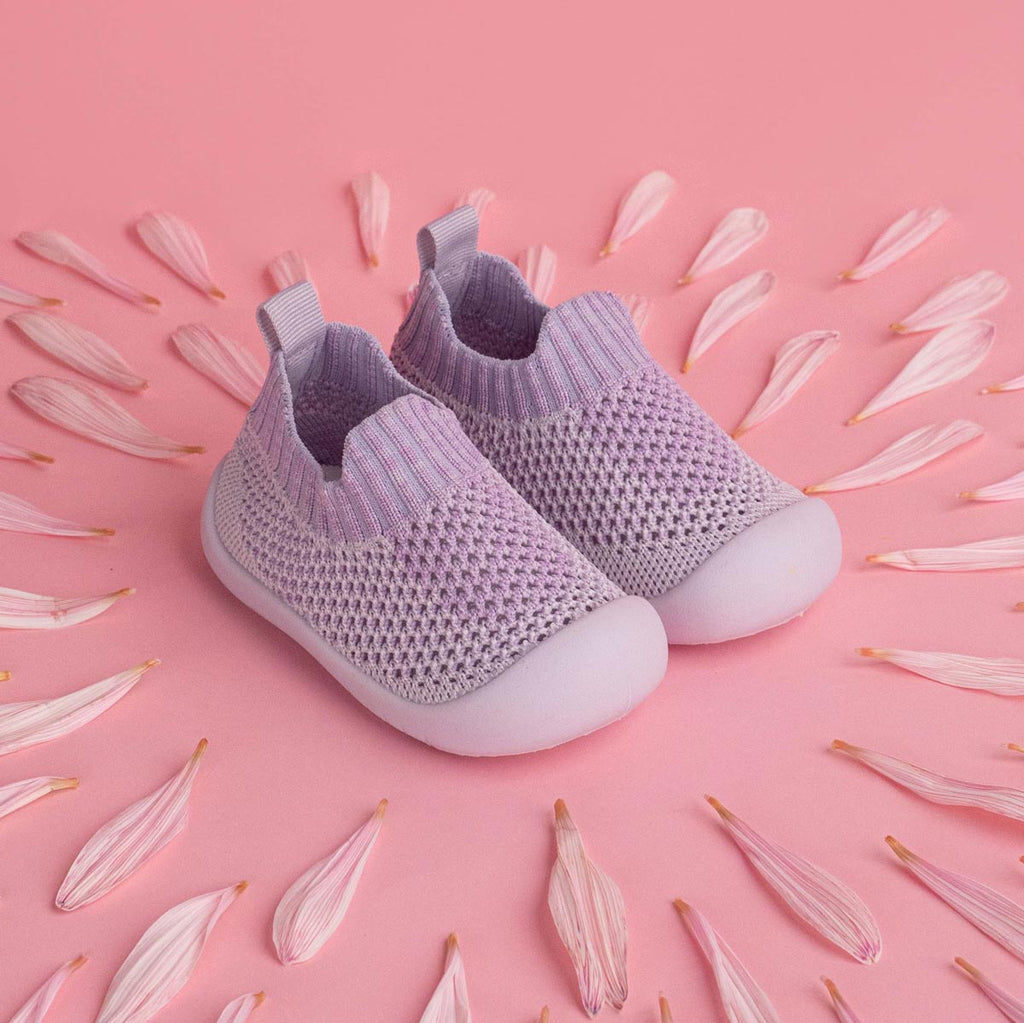 MiniWalk Slip-On Lavande - Chaussures à enfiler confortables et faciles à mettre au quotidien