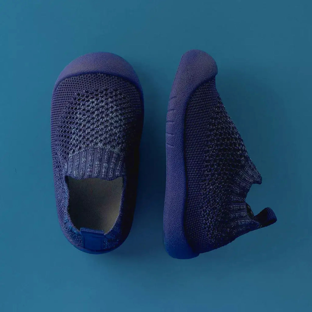 MiniWalk Chaussures à enfiler - Indigo moucheté