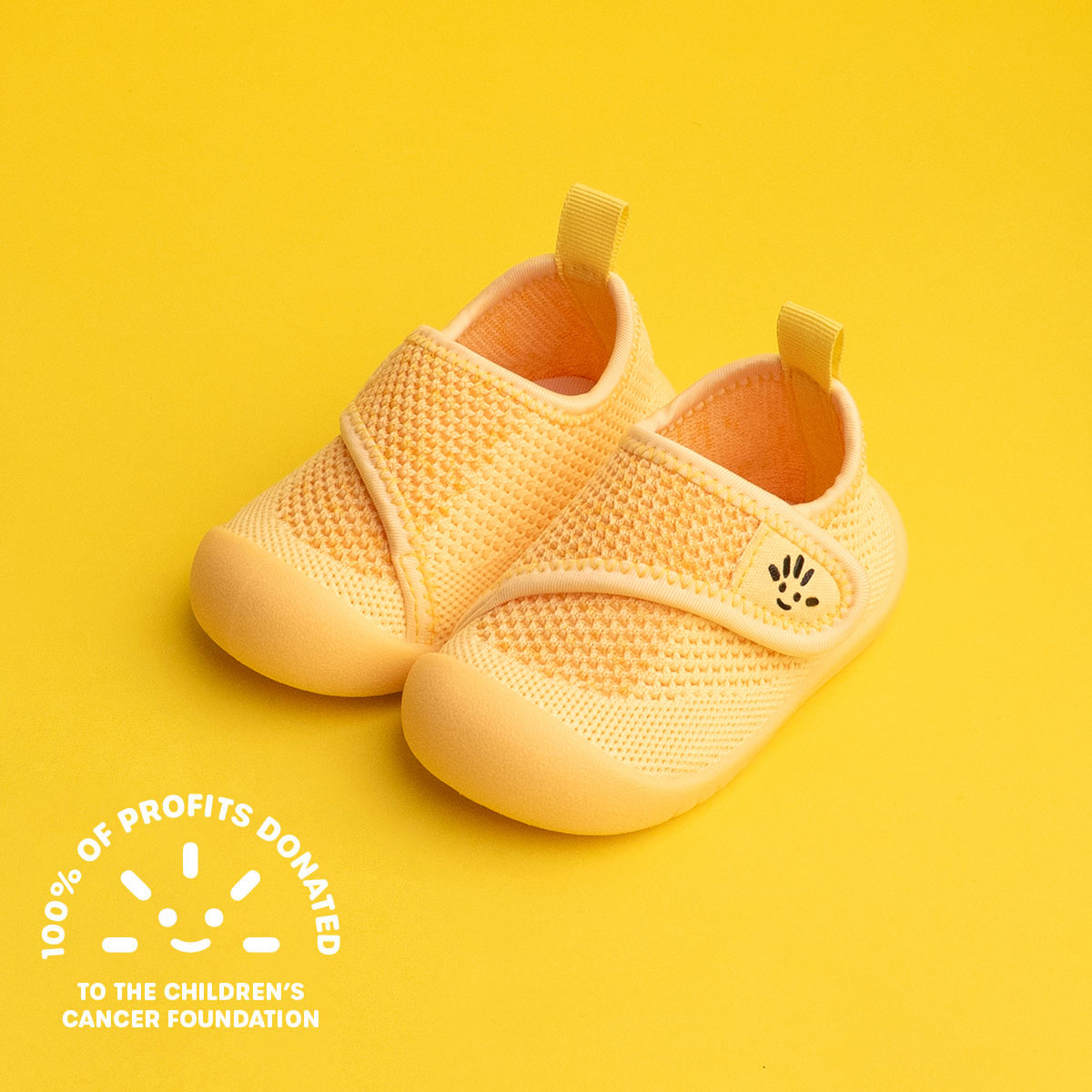 MiniWalk Velcro - Jaune soleil éclatant
