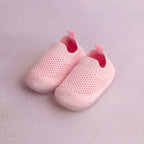 MiniWalk Chaussures à enfiler roses à paillettes