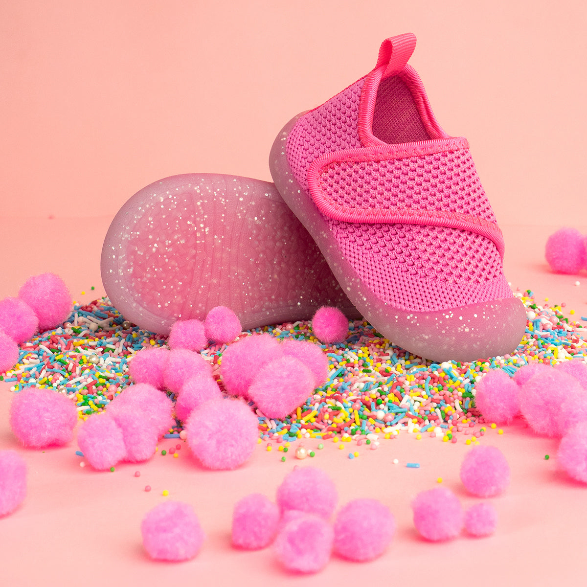 Canetons à paillettes Velcro Pop
