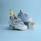 MiniWalk Canetons bleu ciel avec des sangles Velcro faciles