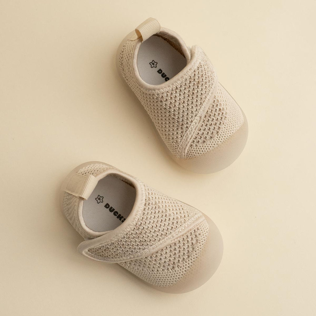 MiniWalk Canetons Velcro Avoine – Adorable jouet canard à velcro