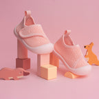 MiniWalk Velcro rose - Fermeture facile, chaussures adorables pour enfants