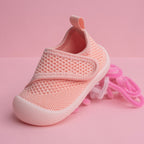 MiniWalk Velcro rose - Fermeture facile, chaussures adorables pour enfants