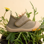 Canetons olive à fermeture Velcro