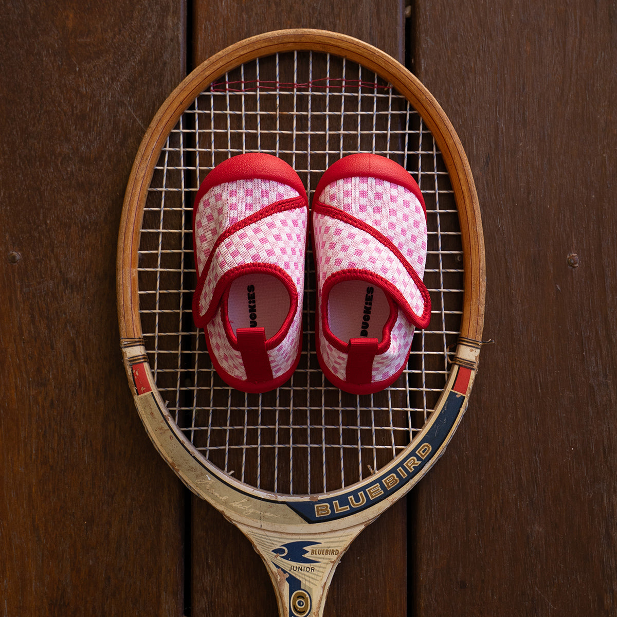 Canetons Velcro Fraise – Jeu de dames